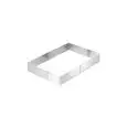 Cornice Rettangolare Regolabile  in inox - KAUFGUT - Codice 041252 - Altezza  5 - Imballo confezione da n. 1 Unità