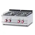 Piano cottura a gas 4 fuochi Allforfood PCT/78GP linea ELLE
