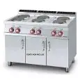 Cucina elettrica 6 piastre tonde Allforfood PC/712ET linea ELLE