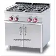 Cucina a gas 4 fuochi Allforfood PC/78GP linea ELLE