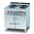 Cucina elettrica 4 piastre tonde Allforfood PC/98ET linea ELLE