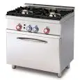 Cucina a gas 2 fuochi con forno a gas con grill Allforfood CF2/68G linea ELLE