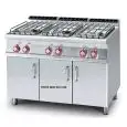 Cucina a gas 6 fuochi Allforfood PC/712GP linea ELLE