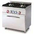 Cucina a gas 2 fuochi con forno elettrico multifunzione Allforfood CFM2/68GEM linea ELLE