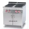 Cucina elettrica 4 piastre quadrate Allforfood PCQ/98ET linea ELLE