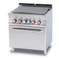 Cucina elettrica tuttapiastra con forno elettrico Allforfood TPF/78ET linea ELLE