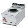 Piano cottura elettrico 1 piastra induzione wok Allforfood PCIWT/74ET linea ELLE