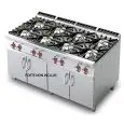 Cucina a gas 8 fuochi Allforfood PC/916G linea ELLE