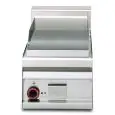 Fry Top elettrico professionale da banco piastra liscia cromata superchrome Allforfood FTL/4ETS linea ELLE