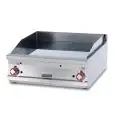 Fry Top a gas professionale da banco piastra liscia in acciaio Allforfood FTLT/98G linea ELLE