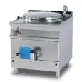 PENTOLA A GAS - MOD. PIA150/98G - Riscaldamento indiretto - Chiusura autoclave - Capacità Lt 135 - Vasca Ø cm 60xH54 - Dimensioni: cm L 80 x P 90 x H 90 - Norma CE