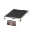 PIANO DI COTTURA ELETTRICO IN VETROCERAMICA DA INCASSO - MOD. PCCD-64ET - N. 2 zone di cottura - Alimentazione trifase o monofase 400V/2N 230V/3 230V - Potenza 5 kW - Dimensioni: cm. L 40 x P 60 x H 5 - Norma CE