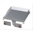 FRY TOP ELETTRICO PIASTRA RIGATA DA INCASSO - MOD. FTRD-66ET - N. 2 zone di cottura - Alimentazione trifase o monofase 400V/3N 230V/3 230V - Potenza kW 6 - Dimensioni: cm. L 60 x P 60 x H 22 - Norma CE