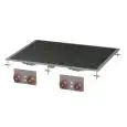 PIANO DI COTTURA ELETTRICO IN VETROCERAMICA DA INCASSO - MOD. PCCD-68ET - N. 4 zone di cottura - Alimentazione trifase 400V/3N 230V/3 - Potenza 10 kW - Dimensioni: cm. L 80 x P 60 x H 5 - Norma CE