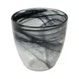 Bicchiere Bombato Nero - MEDRI Linea ATLAS - Codice 16859 - Capacità 25 cl  - Diametro 85 mm - Altezza mm 100 - Imballo confezione da n. 6 Unità