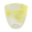Bicchiere Bombato Giallo - MEDRI Linea ATLAS - Codice 16859 - Capacità 25 cl  - Diametro 85 mm - Altezza mm 100 - Imballo confezione da n. 6 Unità