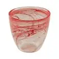 Bicchiere Bombato Rosso - MEDRI Linea ATLAS - Codice 16859 - Capacità 25 cl  - Diametro 85 mm - Altezza  100 - Imballo confezione da n. 6 Unità