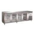 Tavolo refrigerato in acciaio inox Forcar G-GN4100TNG