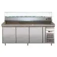 Banco pizza refrigerato in acciaio inox Forcar PZ3600TN33
