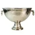 Spumantiera/Coppa Con Anelli Silver in alluminio - MEDRI Linea SAINT TROPEZ - Codice TB-AL-11-S - Diametro 46 cm - Altezza 33 - Imballo confezione da n. 1 Unità