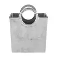 Borsa Portabottiglie Silver in alluminio - MEDRI Linea SAINT TROPEZ - Codice TBHL-555ALGS - Dimensioni cm 21x14 - Altezza  255 - Imballo confezione da n. 1 Unità