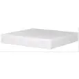 CEPPO IN POLIETILENE ALIMENTARE BIANCO PER SGABELLI IN ACCIAIO INOX - MOD. CPE - Spessore cm 8