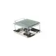Grill Quadro 1 Bruciatore  - MEDRI - Codice 21937 - Dimensioni cm 19x19 - Imballo confezione da n. 1 Unità
