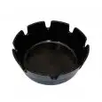 Posacenere Nero in Plastica - MEDRI Linea MELAMINA - Codice AST-4BK - Diametro 10 cm - Imballo confezione da n. 24 Unità
