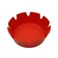 Posacenere Rosso in Plastica - MEDRI Linea MELAMINA - Codice AST-4RD - Diametro 10 cm - Imballo confezione da n. 24 Unità