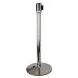 Colonna Con Nastro Inox in Inox - MEDRI - Codice CCS-36SS - Altezza cm 90 - Imballo confezione da n. 1 Unità