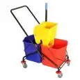 Carrello Pulizia 2 Secchi E Strizzatore - MEDRI - Codice DMBK-9 - Imballo confezione da n. 1 Unità
