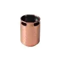 Bicchiere Lattina  in rame martellato - MEDRI - Codice CLC-14CH - Capacità 40 cl  - Diametro 75 cm - Altezza  105 - Imballo confezione da n. 1 Unità