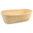 Cestino Ovale Lievitazione Impasto  in Rattan Naturale - MEDRI - Codice BPB-10O - Dimensioni cm 25x14.5 - Altezza  8 - Imballo confezione da n. 1 Unità