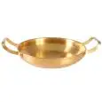Tegame 2 Manici Servire Oro in Alluminio - MEDRI - Codice CPDH-11G - Diametro 29 cm - Imballo confezione da n. 6 Unità
