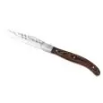Coltello Bistecca Lama Liscia Damascato in Acciaio/Pakka Wood - MEDRI - Codice SKL-05 - Altezza 22 - Imballo confezione da n. 12 Unità