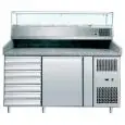Banco pizza refrigerato in acciaio inox Amitek AK1612TN38