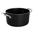 CASSERUOLA ALTA IN ALLUMINIO ANTIADERENTE CON 2 MANICI - PER CUCINE AD INDUZIONE - SPESSORE 5 mm