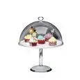 Alzata Con Campana  in Policarbonato - MEDRI Linea BODRUM - Codice ZCP656-2 - Diametro 33 cm - Altezza cm 39 - Imballo confezione da n. 1 Unità