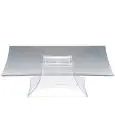 Alzata Quadra  in Policarbonato - MEDRI Linea BODRUM - Codice ZCP629-1 - Dimensioni cm 35x35 - Altezza cm 105 - Imballo confezione da n. 1 Unità