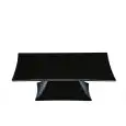 Alzata Quadra Nero in Policarbonato - MEDRI Linea BODRUM - Codice ZCP629-3 - Dimensioni cm 35x35 - Altezza cm 105 - Imballo confezione da n. 1 Unità