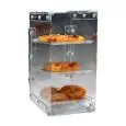 Espositore Pasticceria 3 Posti  in Policarbonato - MEDRI Linea CAPPADOCIA - Codice ZCP 815 - Dimensioni cm 25x33 - Altezza  51 - Imballo confezione da n. 1 Unità