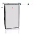 PORTA SCORREVOLE PER CELLE FRIGORIFERA - Mod. FI 125 - Per temperatura negativa fino a -30° C - Spessore del pannello porta di 125 mm - Scorrimento leggero - Esecuzione in PVC