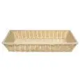 Cestino Rettangolare  in Polyrattan - MEDRI Linea ISTANBUL - Codice JD-P2204 - Dimensioni cm 53x32 - Altezza cm 8 - Imballo confezione da n. 1 Unità
