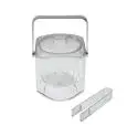 Secchiello Ghiaccio  in Acrilico - MEDRI Linea NIZZA - Codice JD-6025 - Dimensioni cm 17x16 - Altezza cm 185 - Imballo confezione da n. 1 Unità