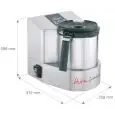 CUTTER CON SISTEMA DI COTTURA - Mod. HOTMIXPRO GASTRO - Multifunzione: mixer, cutter, sistema cottura - Capacità boccale lt 2 - Temperatura +24°/+190° C - Potenza W 2300 - Dimensioni cm L 25,8 x P 31,2 x 29,6h