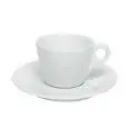 C/6 Tazza The Conica Con Piatto Bianco - MEDRI Linea BREAKFAST - Codice P-2 - Capacità 16 cl  - Imballo confezione da n. 1 Unità
