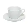 C/6 Tazza Colazione Conica Con Piatto Bianco - MEDRI Linea BREAKFAST - Codice 2934/2934 - Capacità 26 cl  - Imballo confezione da n. 1 Unità