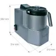 CUTTER CON SISTEMA DI COTTURA - Mod. HOTMIXPRO EASY - Multifunzione: mixer, cutter, sistema cottura - Capacità boccale lt 2 -  Temperatura +24°/+130° C - Potenza W 2000 - Dimensioni cm L 21,2 x P 31,4 x 30,2h