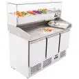 Saladette e banco pizza refrigerato in acciaio inox Atosa ESL3852GR/33
