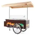 CARRETTINO DEI GELATI - VENTILATO - CAPACITA' N. 8 CARAPINE - UNITA' CONDENSATRICE RAFFREDDATA AD ARIA - TEMPERATURA -16/-14°C - Dim. cm. L 200 x P 128,5 x h 208,1